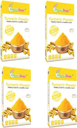 Organic Shakti Pure & 100% Natural Organic Red Turmeric (Haldi) Powder, | Healthy Food For A Wealthy Mood