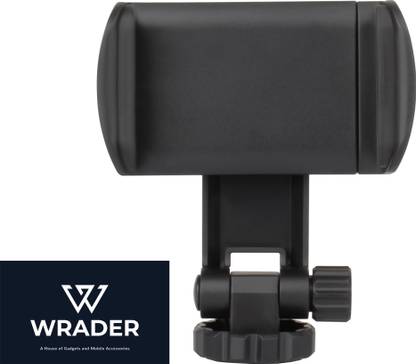 WRADER 100% Heavy Duty Premium Quality Anti-Slip Tripod Clip for Mobile Mount Holder for Tripods Vertical and Horizontal Tripod Mount Adapter Rotatable Tripod Bracket Adjustable Clip for Mobiles Tripod Bracket