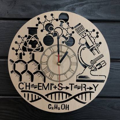 Qeznef Analog 30 cm X 30 cm Wall Clock