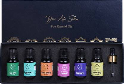 Your Life Sutra Aromatherapy Therapeutic And Pure Essential Oils 6 Pieces Set