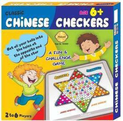 PLUS CART Classic Chinese Checker with Chinese Checkers Coins Board Game Accessories