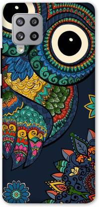 NDCOM Back Cover for Samsung Galaxy F22 owl wallpaper Printed