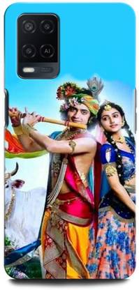 INTELLIZE Back Cover for OPPO A54 CPH2239 KRISHNA, LORD KRISHNA, VASUDEV, GOD, KRISHN KANHIYA, RADHA