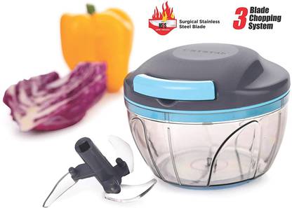 CRYSTAL Crystal Xpress Mini Chopper, Multicolor Vegetable Chopper
