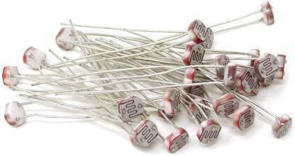 TRIFINITY Light Dependent Resistor LDR 5MM Photoresistor Photoconductive Resistance Assortment Kit Compatible for Arduino (Pack of 50) Electronic Components Electronic Hobby Kit