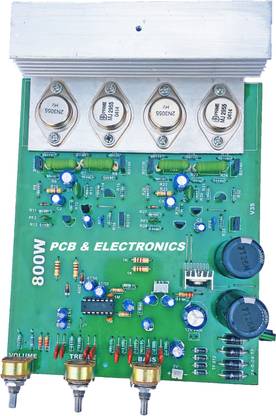 Pcb And Electronics 800w P.M,P.M 2N3055 AND 2N2955 Original Transistor Hi-fi Amplifier Board Sound Recorder and Sound Circuit Electronic Hobby Kit