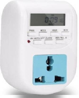 EURO Frontier Controls 230 Volt Digital Timer Electronic Timer (24x7) Energy Saving Socket Programmable Electronic Timer Switch