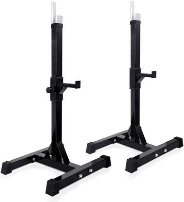 KOBO CTM-5 Commercial Adjustable Squat Stand, Adjustable Height 180 Kg Weight Capacity Multi-training Bar