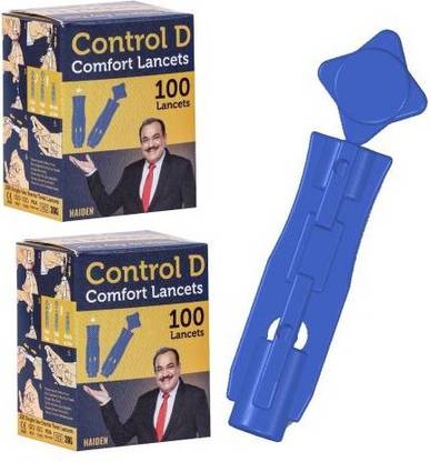 Control D Comfort Lancet Glucometer Blood Lancets(2*100) Glucometer Lancets