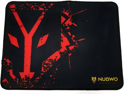 NUBWO Red Fox Gaming mouse pad (30 x 26) cms Non Slip Base Mousepad