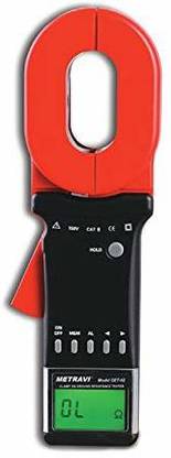 Metravi CET - 02 Clamp On Ground Resistance Tester Range 0.01? to 1500? Digital Multimeter
