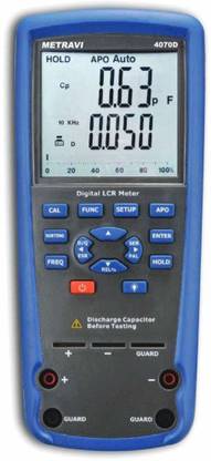 Metravi Digital LCR Meter with automatic measurement & range selection for measuring L,C Digital Multimeter