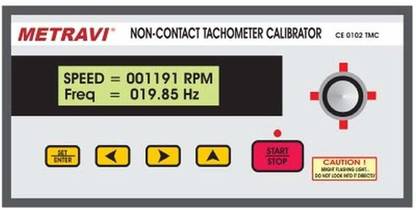 Metravi CE-0102TMC Non-Contact Tachometer Calibrator Non-magnetic Electronic Level