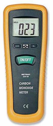 Metravi CO-10 Carbon Mono Oxide Meter/Detector with Audio & Buzzer Alarm Manometer
