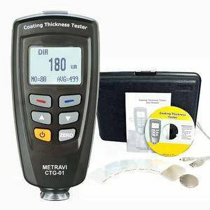 Metravi CTG-01 Coatmeter/Coating Thickness Gauge for both ferrous and non-ferrous substrates Magnetic Line Level