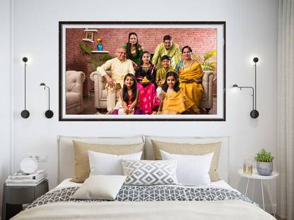 WhatsYourPrint Wood Wall Photo Frame