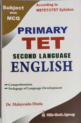 PRIMARY TET 2nd LANGUAGE ENGLISH [According To WBTET/CTET Syllabus ] Subject With MCQ