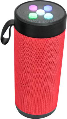 HighBoy WS-444 Wireless Speaker Bluetooth 5.0 HiFi sound Heavy Bass Mini Home Theatre Speaker with Colorful LED Light |Mobile holder stand|Stereo Sound System Outdoor Music Player Loudspeakers Support USB/Bluetooth / TF Card/ SD Card 10 W Bluetooth Home Theatre