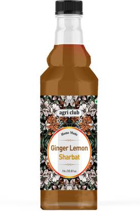 AGRI CLUB Ginger Lemon Sharbat 1L (Ginger Lemon)