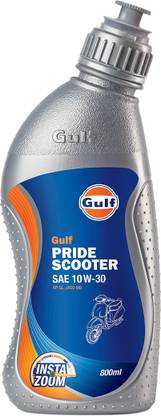Gulf SAE 10w30 Gulf Pride Insta Zoom Foe Scooter 800 ML Synthetic Blend Engine Oil