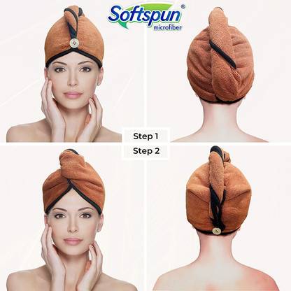 SOFTSPUN माइक्रोफाइबर 380 GSM हेयर तौलिया