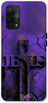 NDCOM Back Cover for OPPO A74 5G Best Jesus Cross Printed