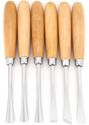 Gadariya King Professional Woodworking Chisel Tool Sets with Premium Stainless Steel Blades, Woodworking Carving Tools with Different Carving Heads & Ergonomic Wood Handles Combination Chisel Set