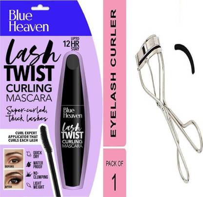 BLUE HEAVEN Lash Twist Curling Mascara AND Eye Lashes Curler