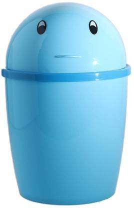 Top Trick Mini Plastic Tidy Bin Trash Can With Lid, Multi-use Dustbin for Study Table , Washroom, Bedroom etc. Plastic Dustbin