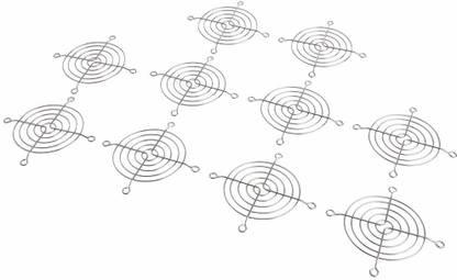 samest 10Pcs Iron Net Fan Cover CPU Fan Grill Computer Cooling Fans 12cm Protector Electronic Components Electronic Hobby Kit