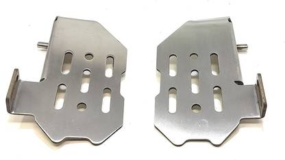 TRP Traders STAINLESS STEEL Pillion Left, Right Foot Rest Mount, REAR Foot Rest FOR ROYAL ENFIELD INTERCEPTOR 650/ CONTINENTAL 650 Foot Rest