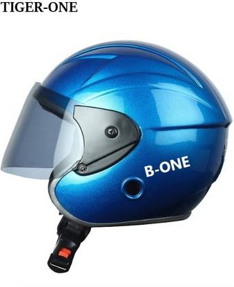 TIGER ONE TIGER-ONE OPEN FACE HELMET ( SIZE : M ) Motorbike Helmet , ISI APPROVED Motorbike Helmet