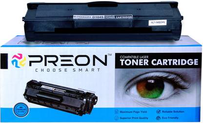 PREON D104 Compatible Laser Toner Cartridge for Samsung ML-1600,ML-1660,ML-1665,ML-1666,ML-1670,ML-1675,ML-1676,ML-1860,ML-1865,ML-1866,SCX-3200,SCX-3201,SCX-3201G,SCX-3205,SCX-3206,SCX-3218 Black Ink Toner