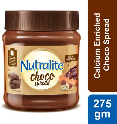 Nutralite Choco Spread| Enriched with Milk Calcium| Premium Chocolate and Real Hazelnuts 275 g