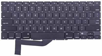TechSonic For MacBook Pro Retina 15" A1398 Late 2013 (IG): ME293LL/A (2.0 Core i7) Internal Laptop-size Laptop Keyboard Compatible with Desktop, Laptop, Mac