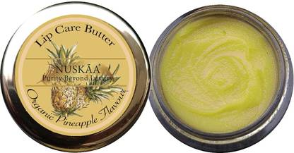 NUSKAA Natural Pineapple Lip Butter Balm Long Lasting Moisturizing Lips For Men, Women, Babies - Pineapple