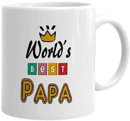 Daduram World Best PapaPrinted Ceramic Ceramic Coffee Mug