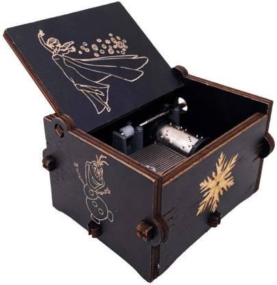 Fusked LET IT GO BLACK MUSIC BOX FROZEN Music Box