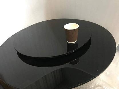 Induscan REVOLVING Glass Table TOP 18 inch Glass Coffee Table