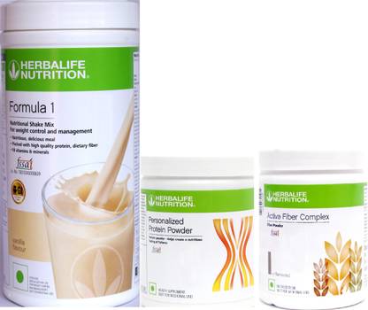 HERBALIFE Weight Loss Combo Pack F1 + protein powder +Activated fiber complex Plant-Based Protein