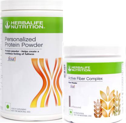 HERBALIFE Personalize Protein Powder Protein-400g+ Activated fiber complex -200g Plant-Based Protein