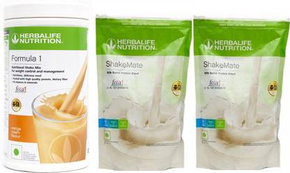 HERBALIFE Weight Loss Single Pack Formula 1 + SHAKEMATE Plant-Based Protein