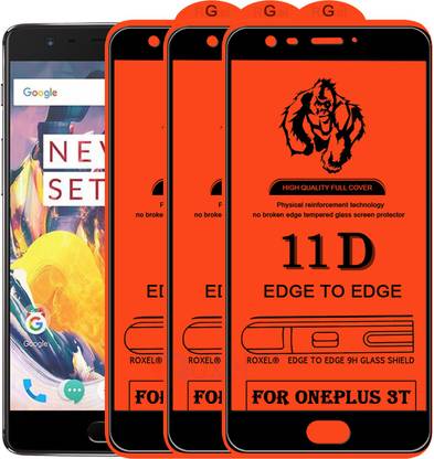 Roxel Edge To Edge Tempered Glass for OnePlus 3T