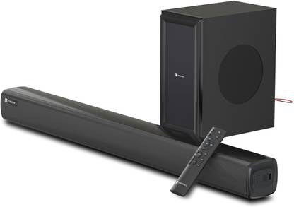 Portronics Pure Sound 101 Soundbar Wired Woofer 120W, 2.1 Channel, HD Sound, Remote Control 120 W Bluetooth Soundbar