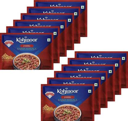 KOHINOOR Jammu Rajma Masala (12 x 15 g) Pack Of 12