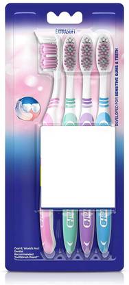 Oral-B Sensitive Whitening toothbrushes P4 Extra Soft Toothbrush
