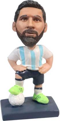 VIEWZONE Football Player Lionel Messi, Hand Made Bobble Head, Car Dashboard Bobble Head, Action Toy Figure
