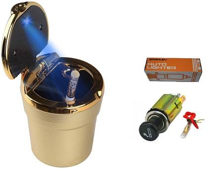 Auto Car Winner Car Ashtray, Car Cigarette Lighter Combo