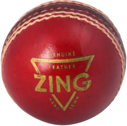 OXXO ZING RED PACK OF 2 Cricket Leather Ball