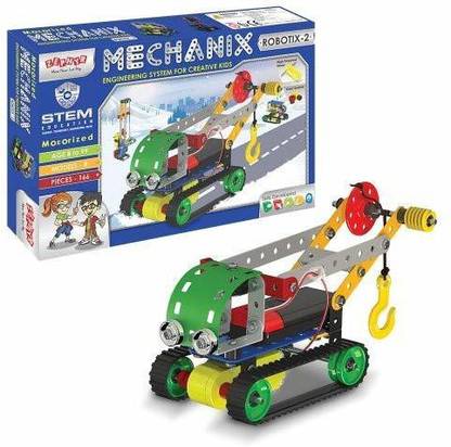 ZEPHYR Motorized Robotix Mechanix - 2 Engineering System For Creative Kids above 8 years.
